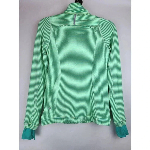 Lululemon Forthright Green Jacket 1/4 Zip size 4. - Picture 2 of 10